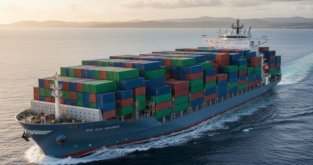 barco con contenerdores