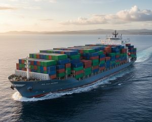 barco con contenerdores